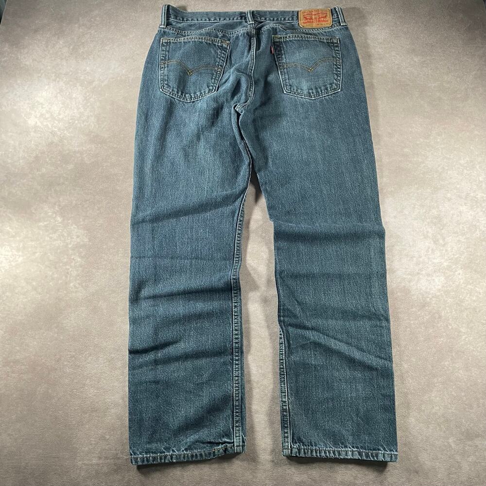 Levi’s 514 Jeans Men’s 36x30 Straight Fit Medium Wash Blue Denim